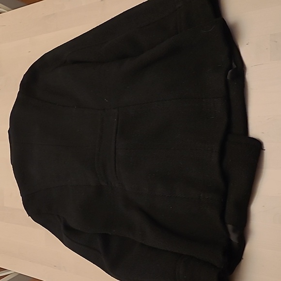 Me Jane Y2K Double Breasted Black Lined Jacket with Oversized Buttons - Picture 11 of 17